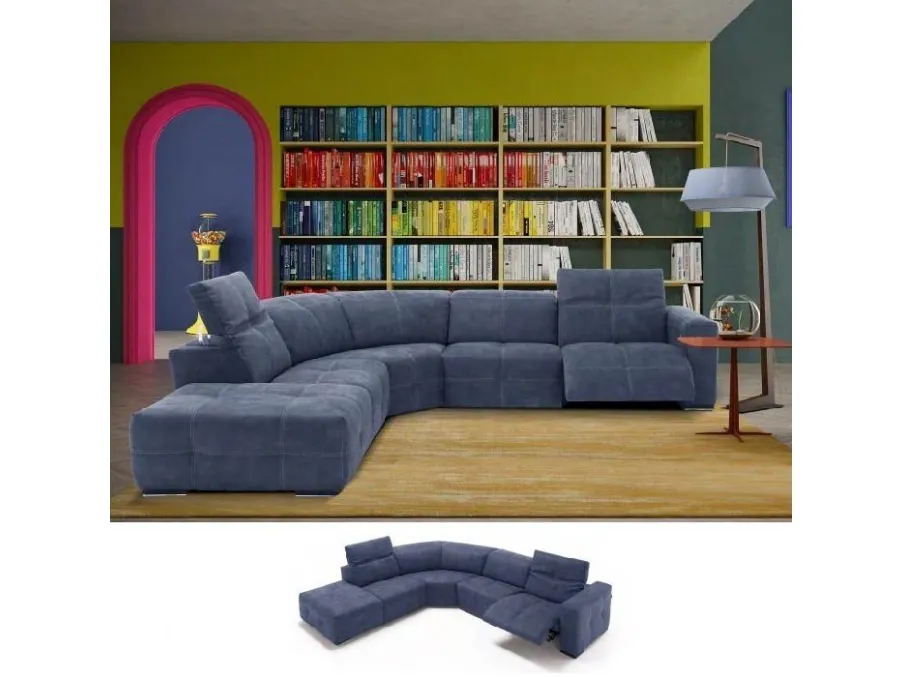 Differenti modelli di divani, come Sauvanne, di Egoitaliano in microfibra