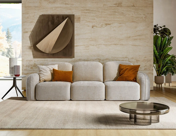 Divano lineare con sedute allungabili Susa di Le Comfort