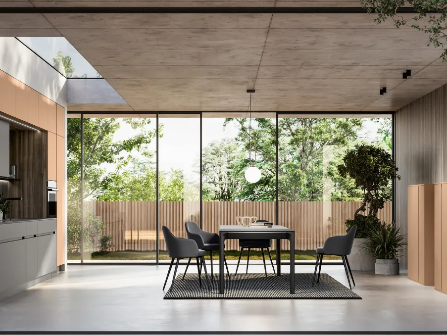 Cucina Moderna lineare Cloe 04 di Arredo3