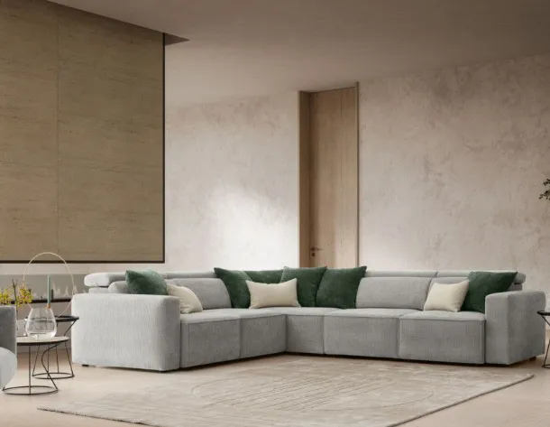 Divano angolare Hill con sedute estraibili di LeComfort
