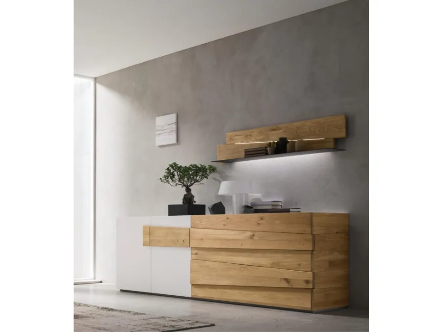 Mensola Scuderia in metallo e legno di Maronese