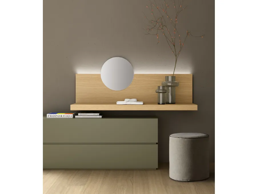 Specchio con boiserie Seta di Maronese