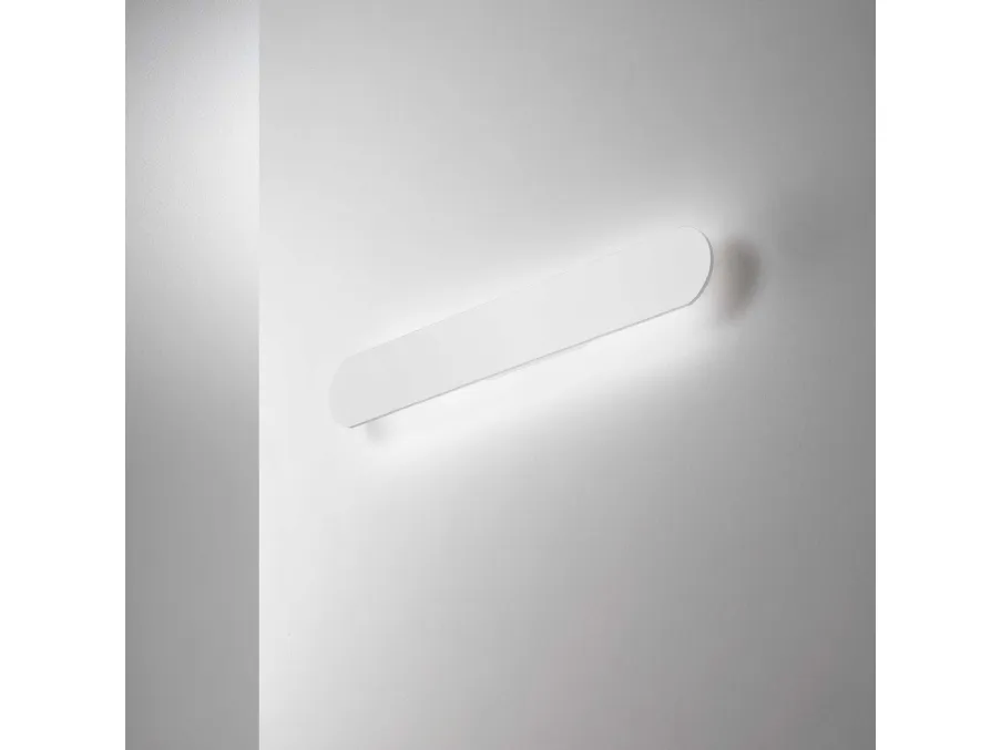 Lampada da parete Echo in alluminio verniciato di Ideal Lux