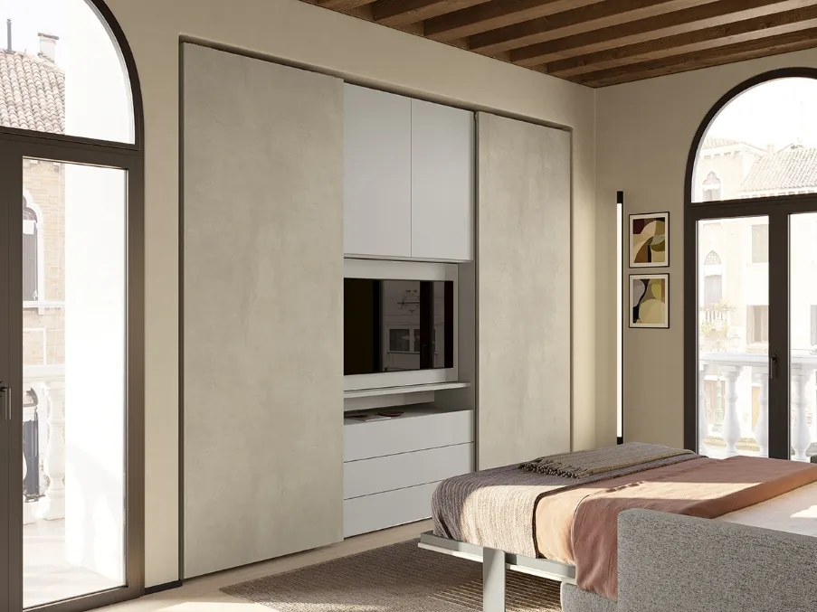 Armadio Concreta U124 di Colombini Casa