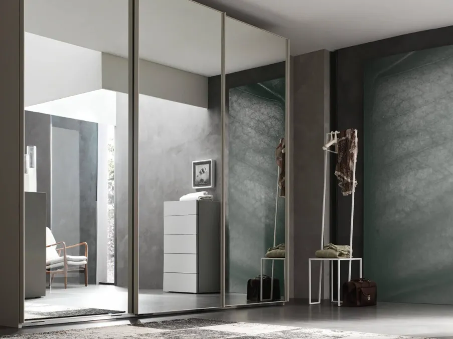 Armadio con anta scorrevole Wall Telaio di Maronese