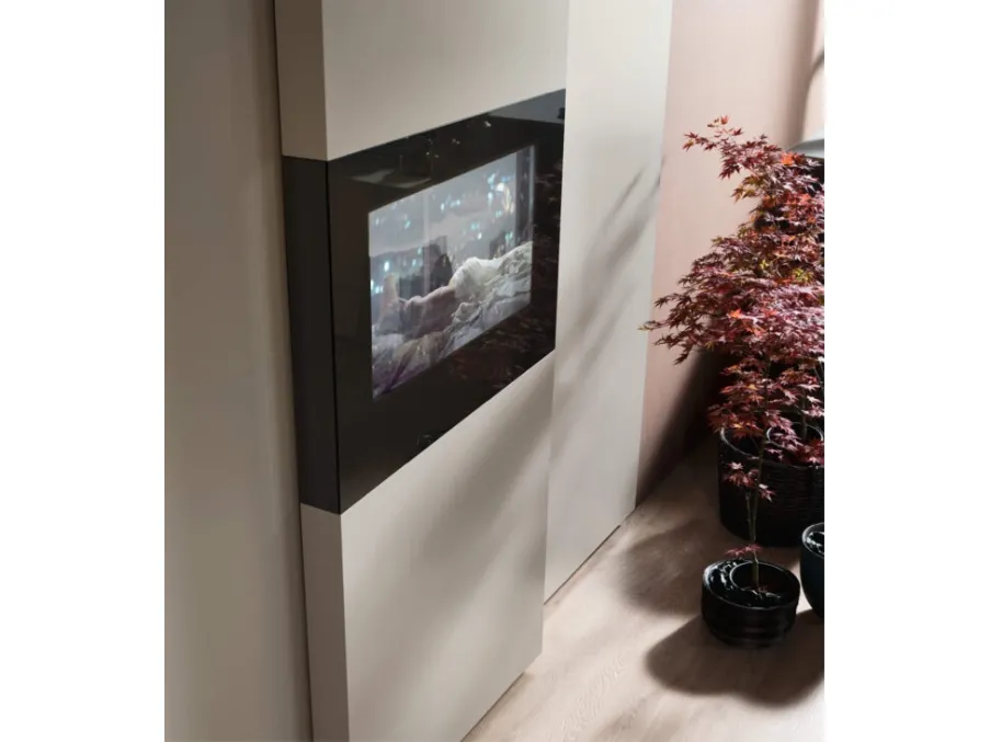 Armadio con TV Wallblog3 di Maronese