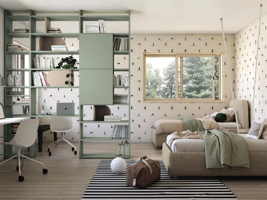 Cameretta componibile Golf C109 in melaminico di Colombini Casa