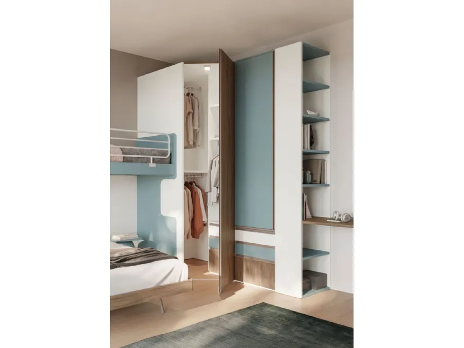 Cameretta SMART Junior 31 di San Martino Mobili: ti attende una ricca gamma di Camerette a soppalco per ragazzi