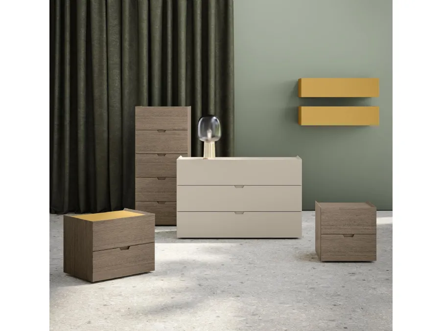 Gruppo Notte Net in legno o laccato di Morassutti