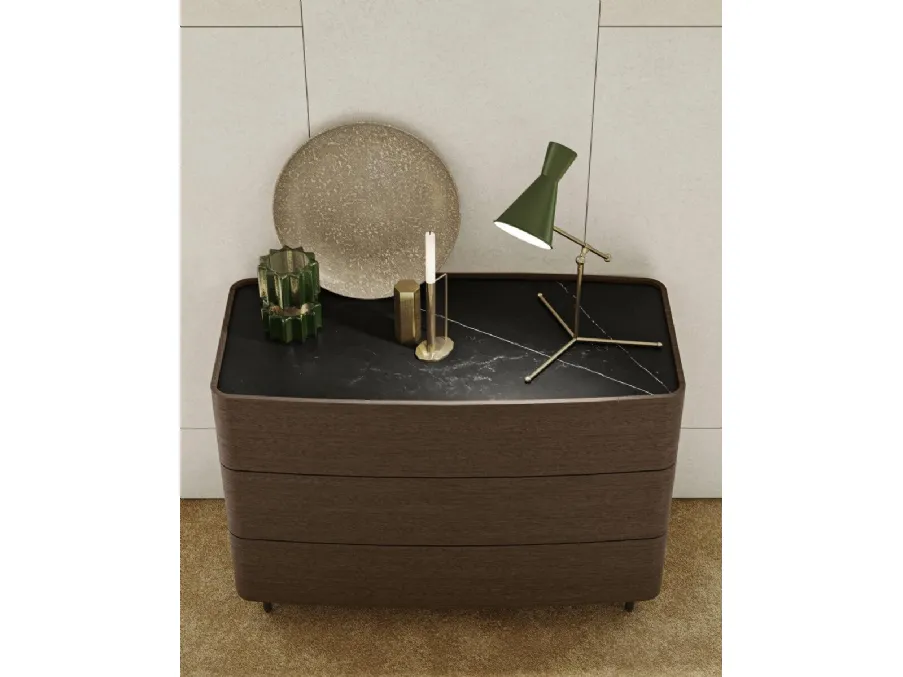 Comò Oliver in rovere di Morassutti