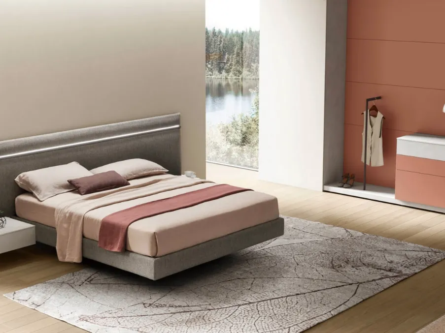 Letto Bumpy Imbottito di Maronese