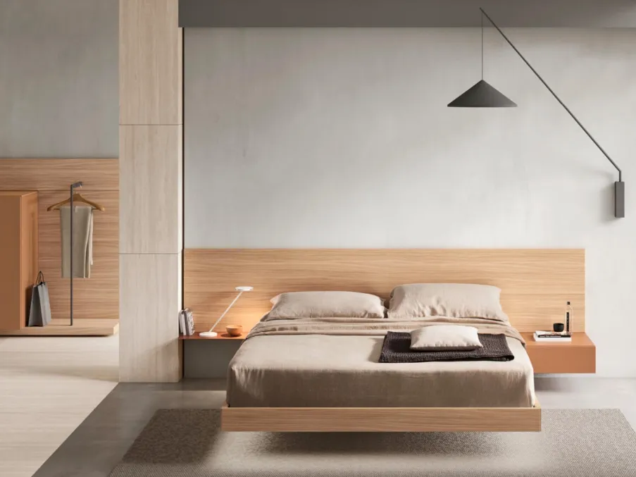 Letto con testiera Bumpy di Maronese