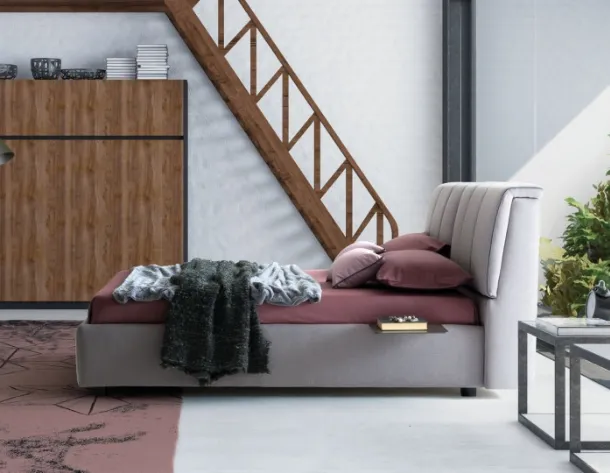 LS01 - LETTO SINGOLO MODERNO IN LEGNO - Mobilificio Mirandola