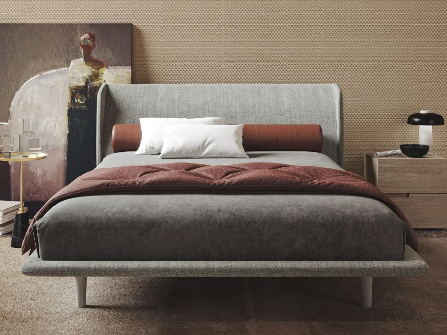 Letto in tessuto Lia di Morassutti