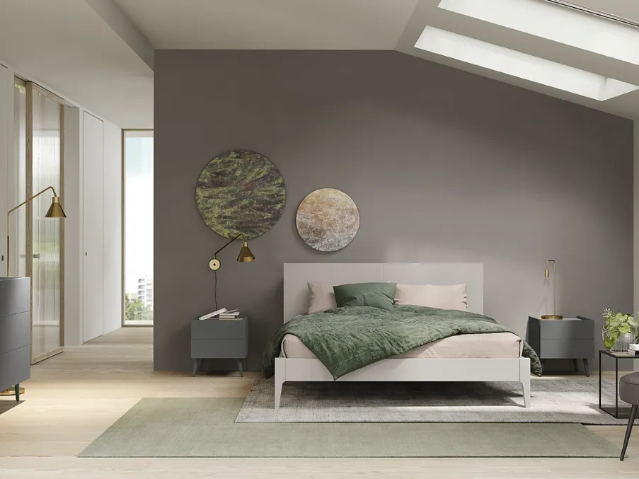 Letto matrimoniale Mushy di Colombini Casa