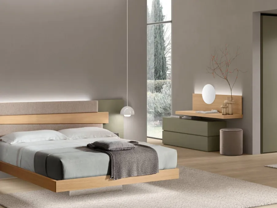 Letto in legno Scudo di Maronese