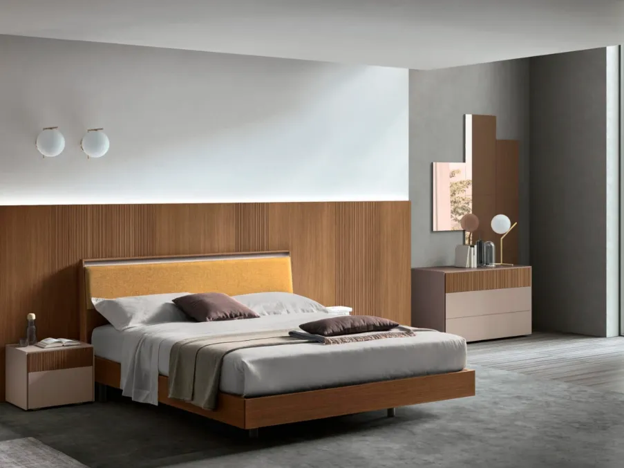 Letto matrimoniale Seta di Maronese