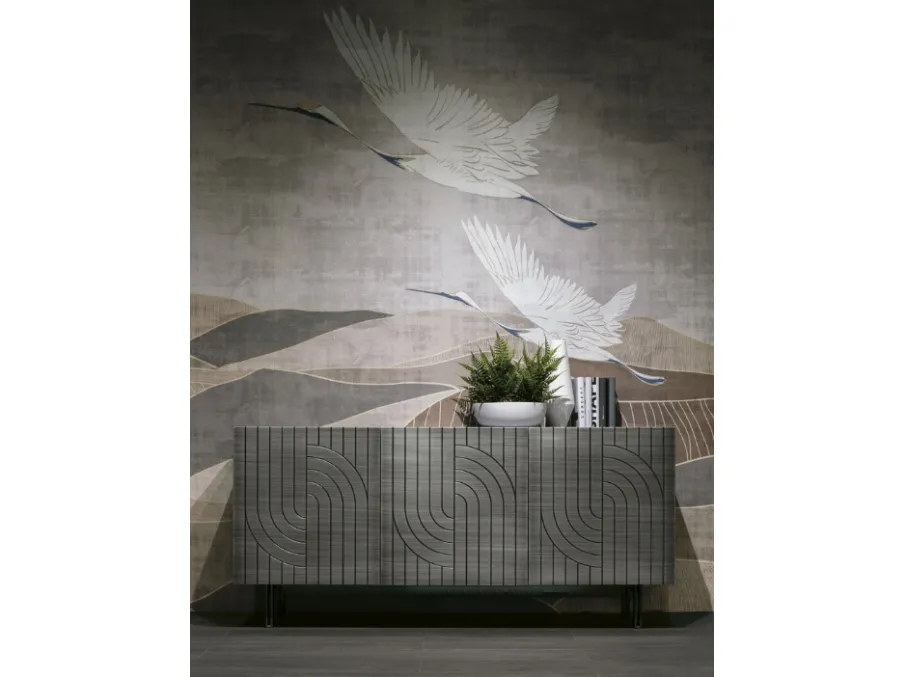 Madia Calliope 180 in laccato effetto spazzolato di Target Point