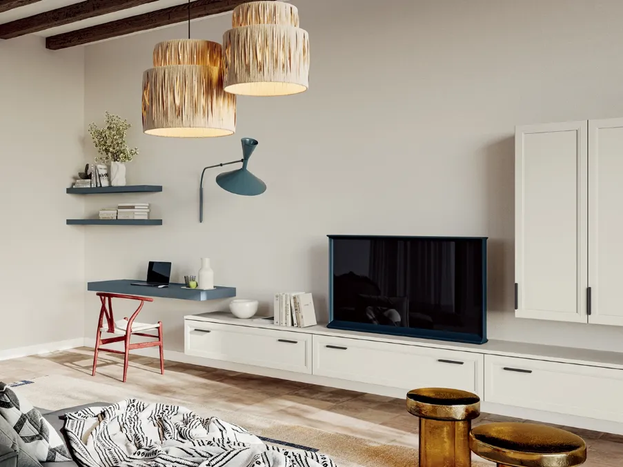 Parete Attrezzata Arcadia AS002 di Colombini Casa