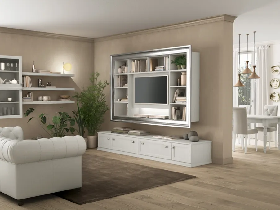 Parete Attrezzata Arcadia AS012 di Colombini Casa