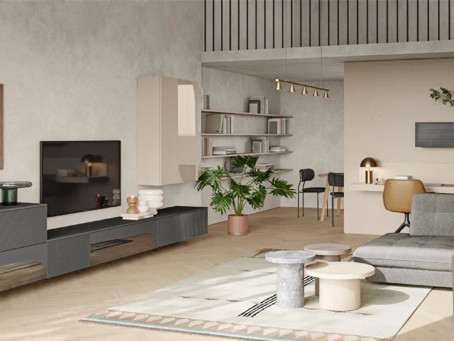 Parete Attrezzata Eclettica EG001 di Colombini Casa