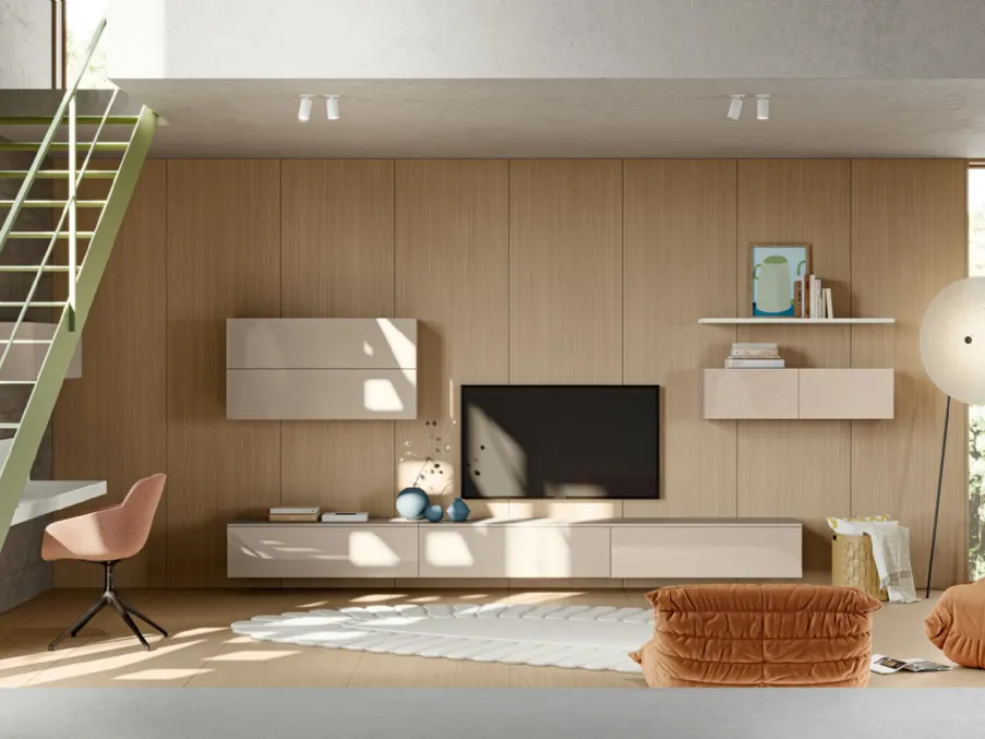 Parete Attrezzata Eclettica EG002 di Colombini Casa