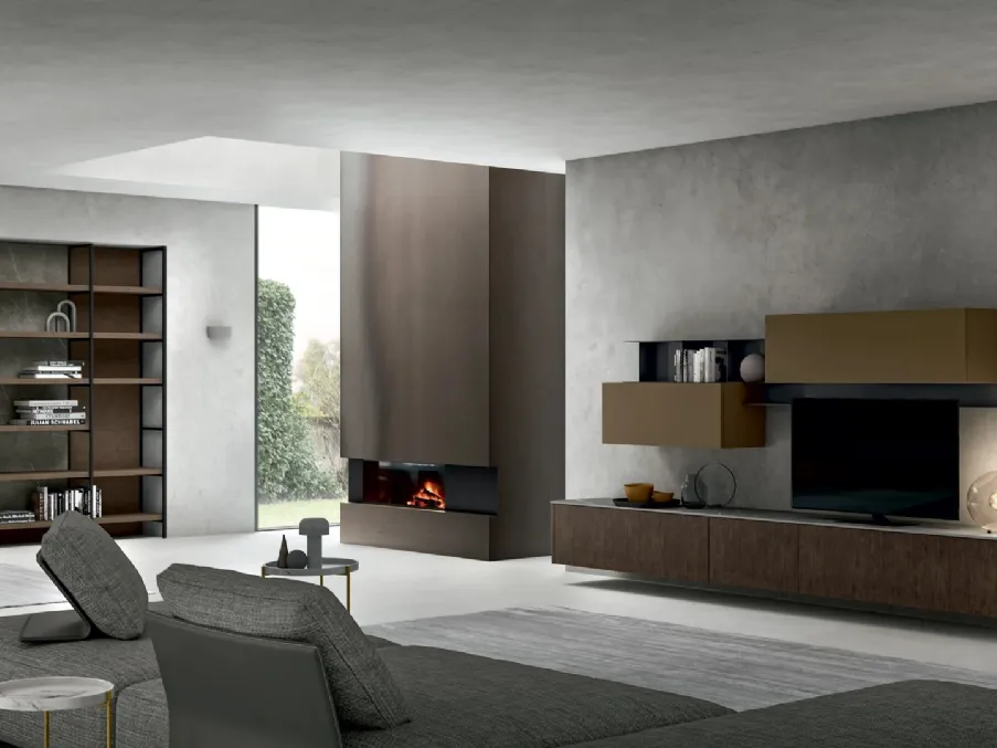 Parete Attrezzata Living Asia di Arredo3