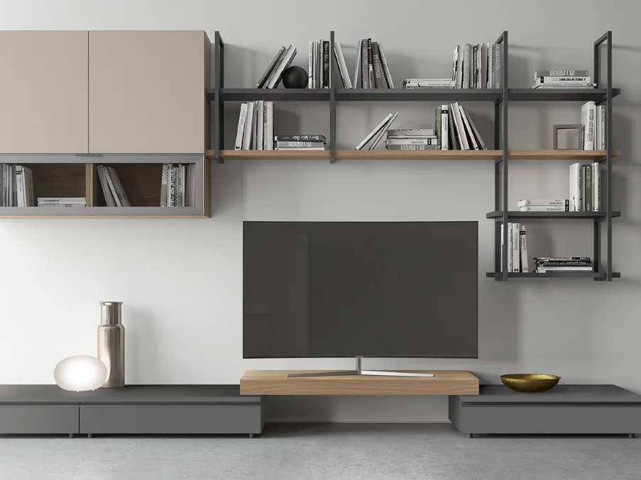 Parete Attrezzata Night & Day L20 di Colombini Casa