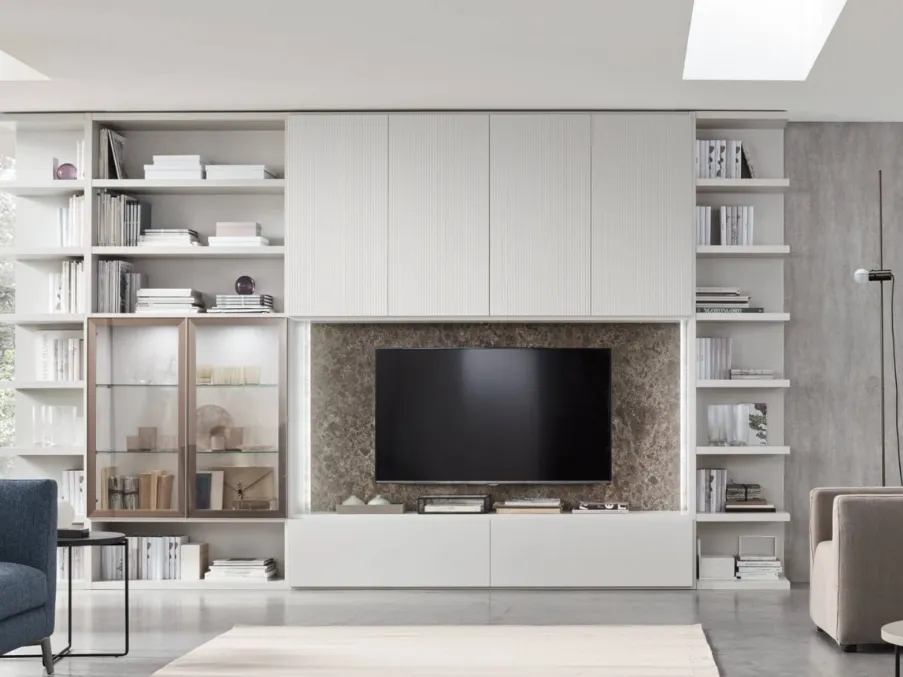 Parete Attrezzata Sistema Spalla Comp SA2211 di Maronese