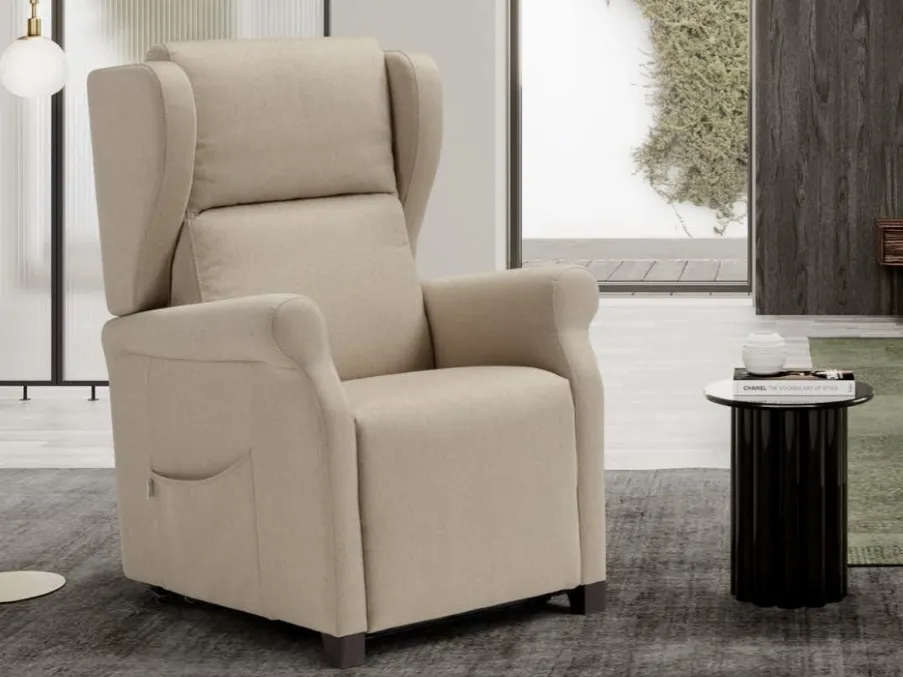 Poltrona con massaggio lombare Greta Yoga Flexx di Spaziorelax