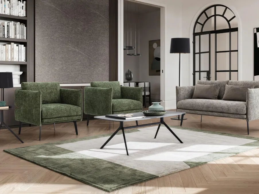 Divano a due posti in tessuto Boon Loveseat di Le Comfort