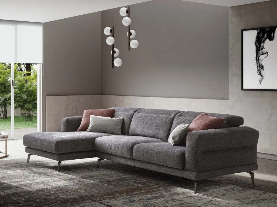 Divano con penisola Lambert  di Le Comfort