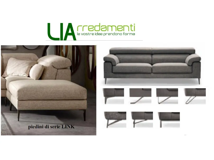 Scopri la nostra collezione di Salotti moderni: scegli divani lineari Samoa come il modello Step Special