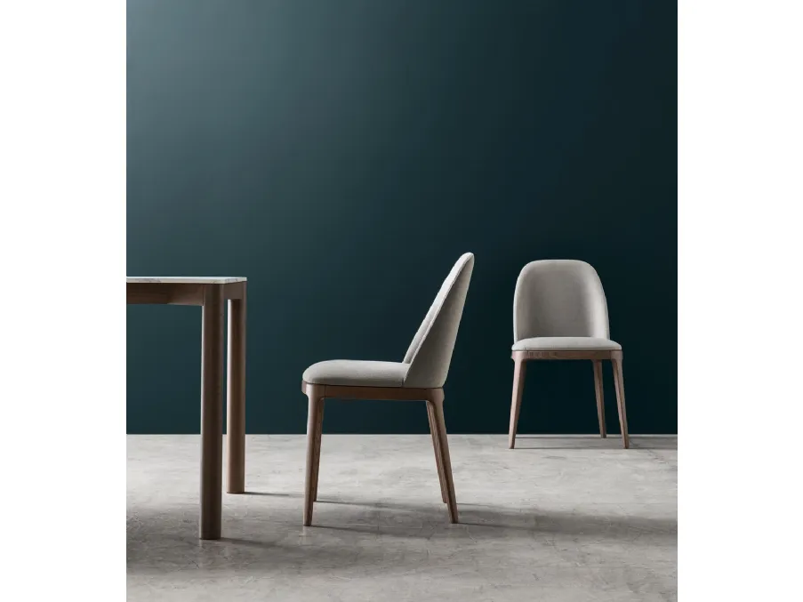 Sedia in tessuto imbottito Karol di Maronese