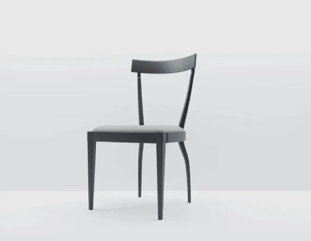 Sedia in legno laccato Demetra di Fratelli Mirandola