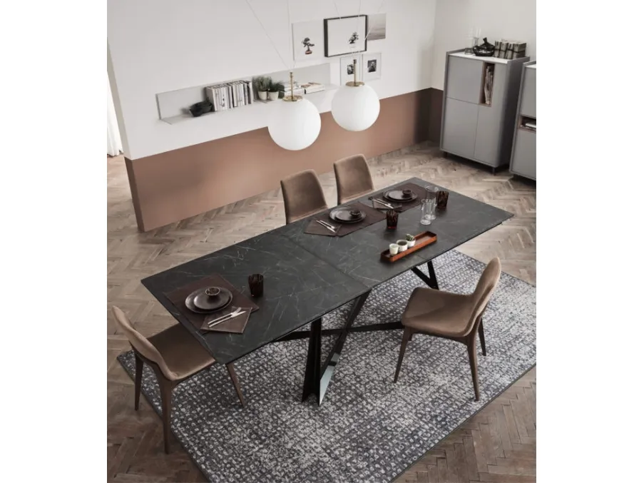 Tavolo con allunghe Poker di Maronese