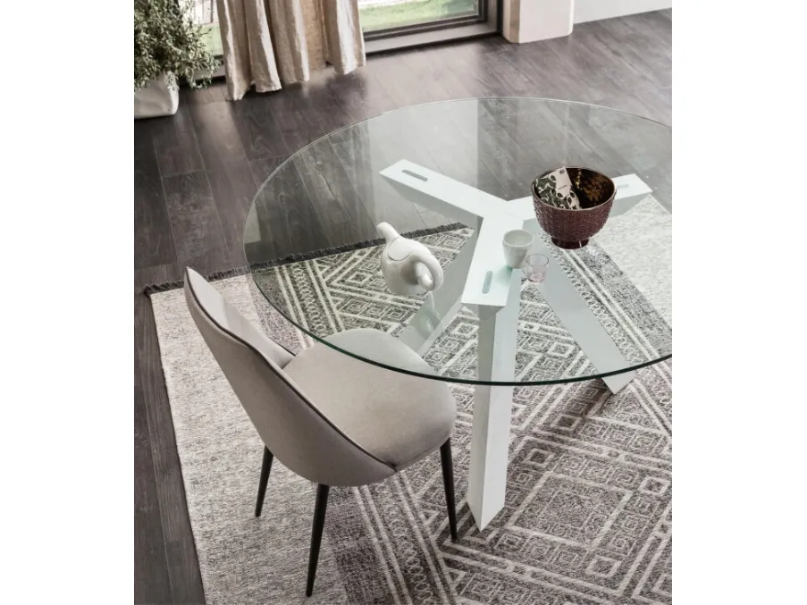 Tavolo rotondo Run di Maronese