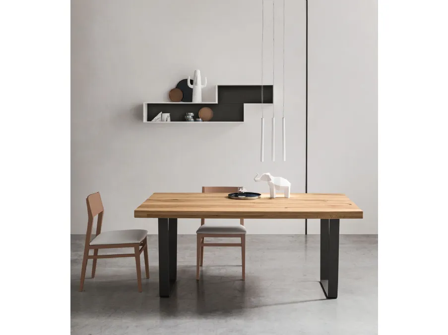 Tavolo Strong in legno massiccio di Maronese