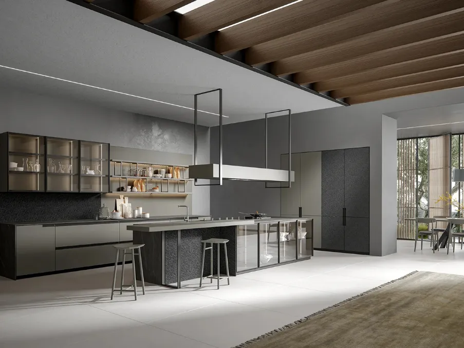 Cucina Moderna E03 Eclettica-Polis 03 di Scandola