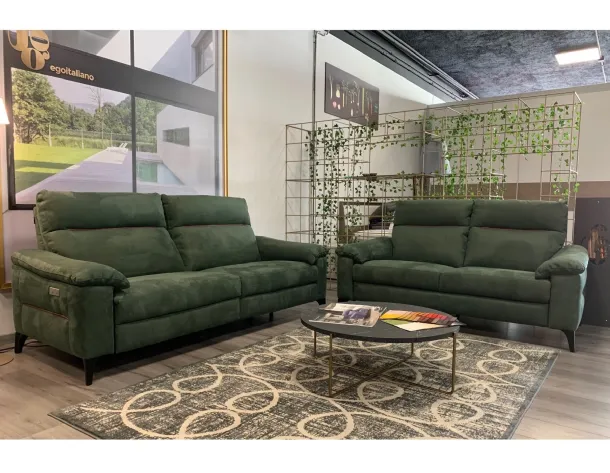 Divano tre posti relax Oliver