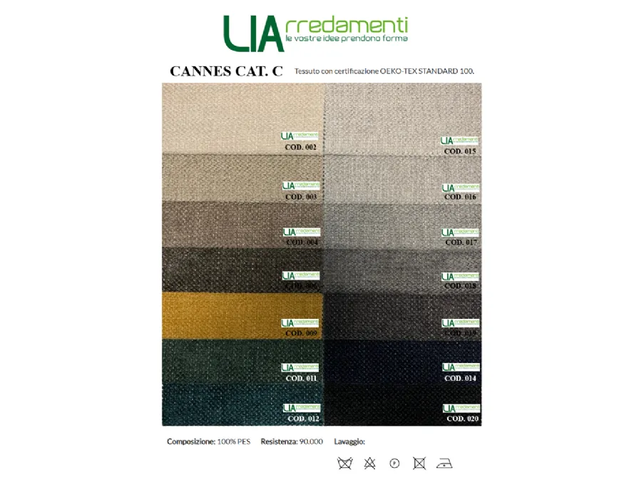 Rivestimento tessuto cat. C Cannes 003